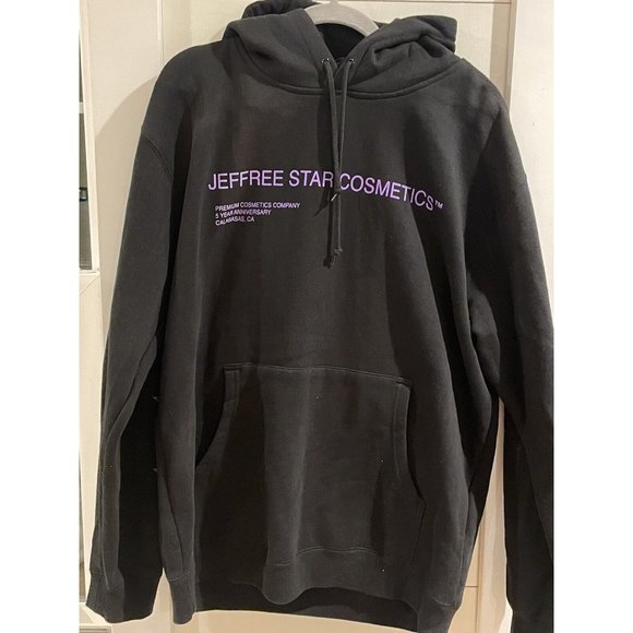 Jeffree Star Cosmetics 5 Year Anniversary Candy Hearts Hoodie Sweatshirt Black L - Picture 2 of 6